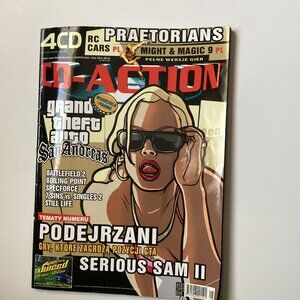 Polish edition of "CD-ACTION" Grand Theft Auto 2005 Magazine Collectable